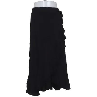 Slå om-nederdel (Sort) fra Bamboo Blonde Viscose