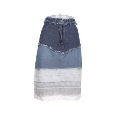 Jeanskjol (Blå, Vit) från Fishbone Bomull