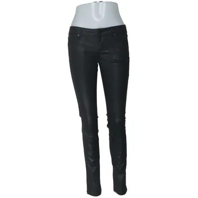 Broek (Zwart) van Mango Jeans Katoen, Elastaan