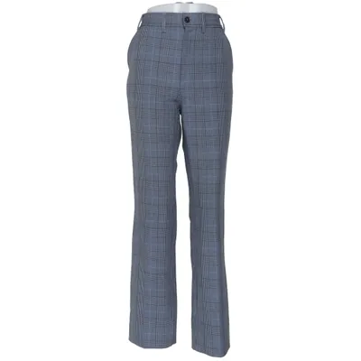 Pantalon de costume (Gris, Bleu) de Ganni Élasthane, Polyester, Viscose