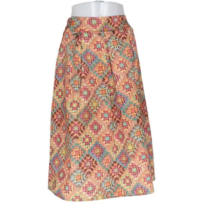 Skirt (Brown, Multicolored) from Remix Polyester