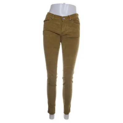 Corduroy broek (Groen) van Sisley Katoen, Elastaan