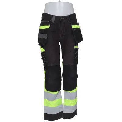 Work pants (Black, Yellow) from Blåkläder Cotton, Polyester