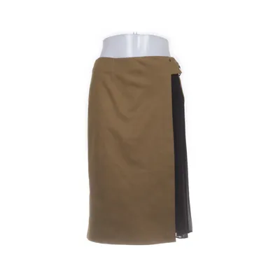 Skirt (Black, Yellow) from Zara Basic Polyester
