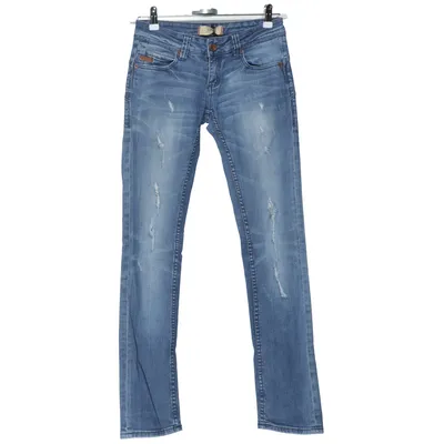 Jeans (Blå) från Guru Bomull, Elastan
