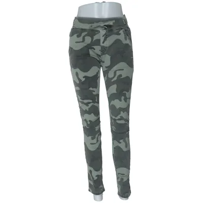 Cargobyxor (Grön, Grå, Flerfärgad) från Via Veneto Bomull, Elastan