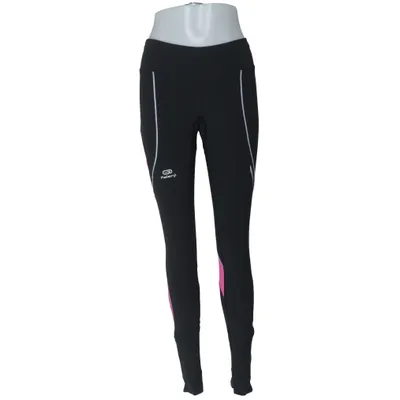 Sportleggings (Zwart, Roze) van Kalenji Elastaan, Polyamide, Polyester
