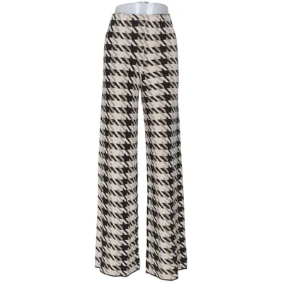 Palazzobukser (Sort, Beige) fra Icona Polyamid, Polyester, Viscose