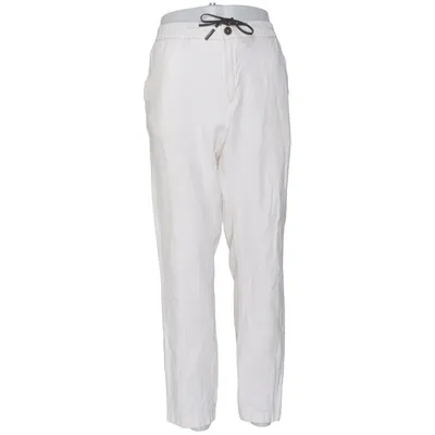 Pants (Beige) from Timberland Cotton, Leather, Linen