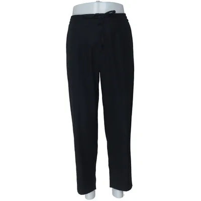 Pants (Black) from Loom Polyester, Viscose, Wool