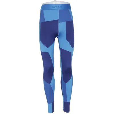 Træningsleggings (Blå, Flerfarvet) fra Skins Elastan, Polyester