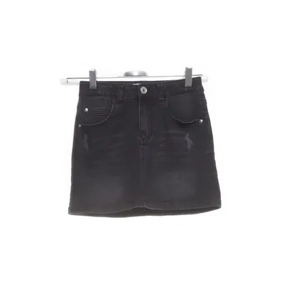 Jeanskjol (Svart) från Ü by KappAhl Bomull, Elastan, Polyester, Viskos
