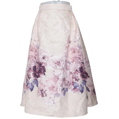 Rok (Beige, Roze, Lila) van Chicwish