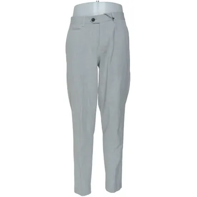 Kostuumbroek (Grijs) van Lindbergh White Elastaan, Polyester, Viscose