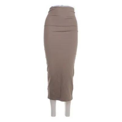 Långkjol (Beige) från H&M Basic Bomull, Elastan