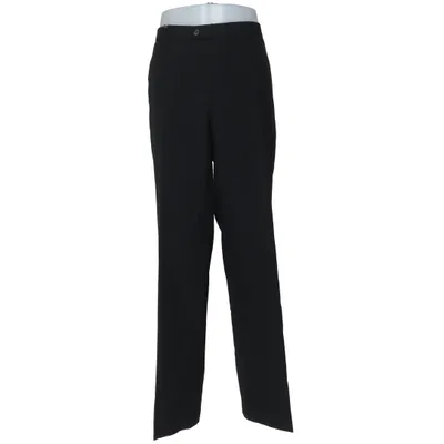Suit pants (Black) from Atlant Polyester, Wool