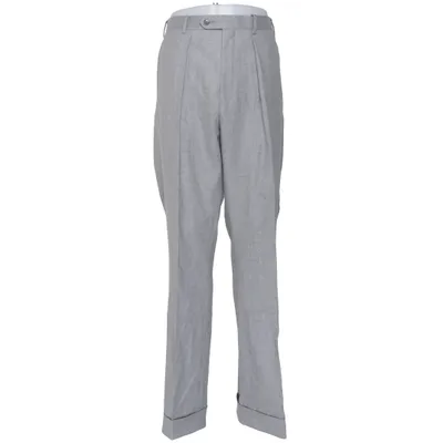 Suit pants (Gray) from Rose & Born Polyester, Wool