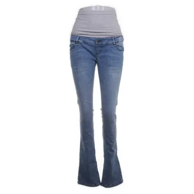 Maternity pants (Blue) from Mamalicious Cotton, Elastane, Polyester