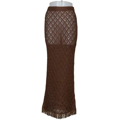 Långkjol (Brun) från NA-KD Polyester