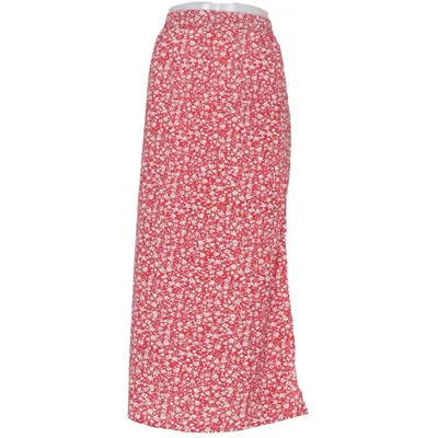 Maxi skirt (Red, White) from Kojooin Polyester