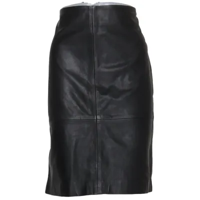 Läderkjol (Grå) från Soaked in Luxury Skinn, Polyester