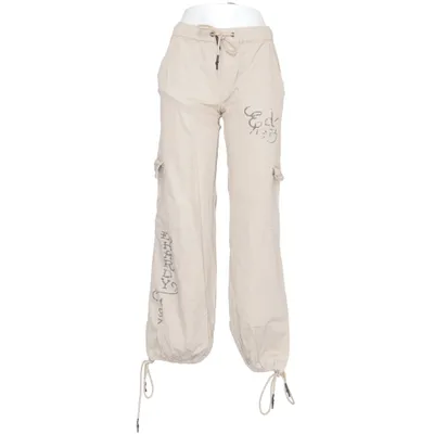 Cargo broek (Beige) van Ed Hardy x Urban Outfitters Katoen, Elastaan