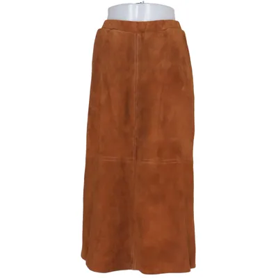 Leren rok (Bruin) van GC Fontana Acetaat, Leer