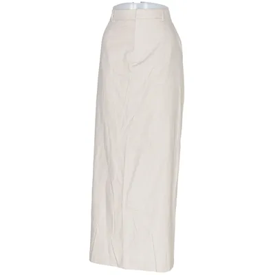 Maxi nederdel (Beige) fra Gestuz Elastan, Linned, Viscose