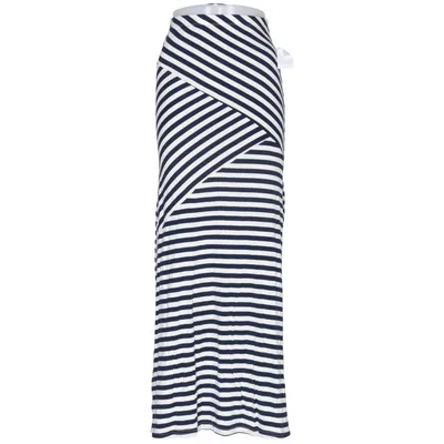Maxi rok (Blauw, Wit) van Charlotte Russe Elastaan, Viscose