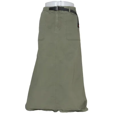 Maxi skirt (Green) from Gramicci Cotton, Polyurethane