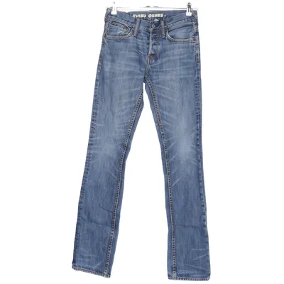 Spijkerbroek (Blauw) van Evisu Katoen