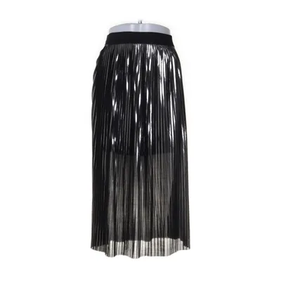 Skirt (Black, Silver) from By Malene Birger Elastane, Polyester, Viscose