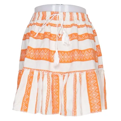 Rok (Oranje, Wit) van Selected Touch Katoen