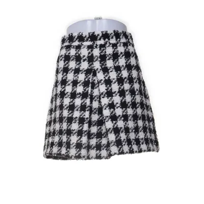Skirt (Black, White) from Rodebjer Wool, Polyester, Cotton, Viscose, Acrylic