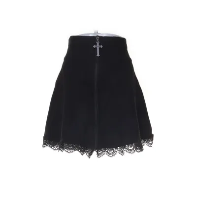 Skirt (Black) from Killstar Elastane, Polyamide, Viscose