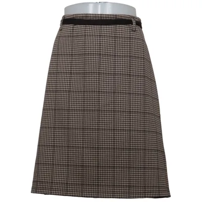 Jupe (Beige, Marron) de MyWear Woman Élasthane, Polyester