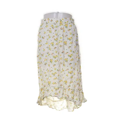 Rok (Wit, Meerkleurig) van Pieces Viscose