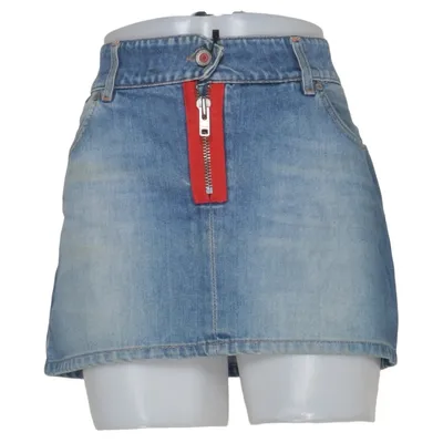 Jeanskjol (Blå, Röd) från Gsus Sindustries Bomull