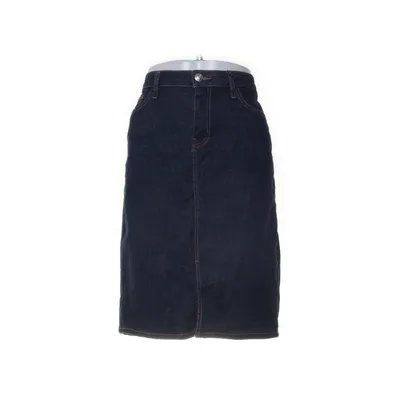 Jeanskjol (Blå) från Mango Denim Ekologisk bomull, Elastan