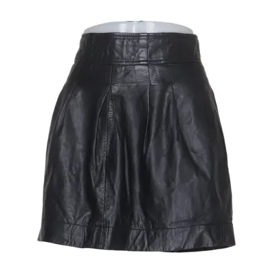 Skirt (Black) from BZR by Bruuns Bazaar Leather, Polyester