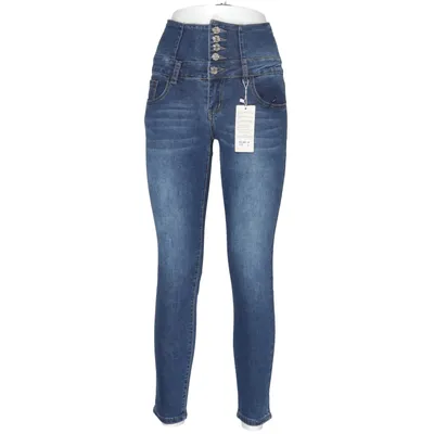 Jean (Bleu) de Elara Coton, Élasthane, Polyester