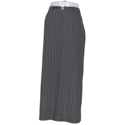 Jupe longue (Gris) de New York & Company Élasthane, Polyester, Viscose