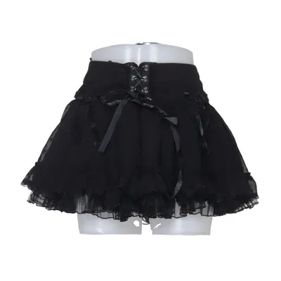 Tulle skirt (Black) from Queen of Darkness Polyester