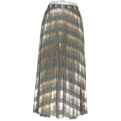 Långkjol (Grå, Guldfärgad) från An'ge Elastan, Polyester