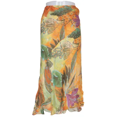 Maxi rok (Oranje, Groen, Lila) van Isola Linnen, Viscose