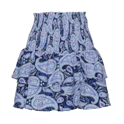 Jupe (Bleu, Violet, Blanc) de Yu & Me Élasthane, Polyester