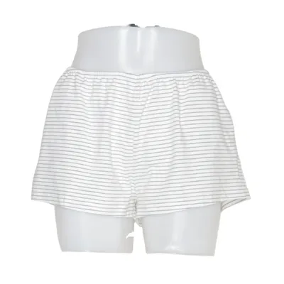 Pyjamashorts (Wit, Grijs) van White Fox Katoen, Elastaan