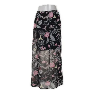 Maxi skirt (Black, Multicolored) from Page One Polyester