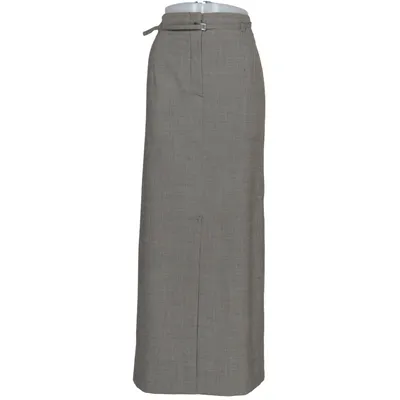 Långkjol (Svart, Vit) från Hirsch Elastan, Polyester, Ull
