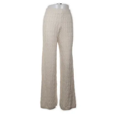 Byxor (Vit) från H&M Trend Polyester, Akryl, Polyamid, Elastan